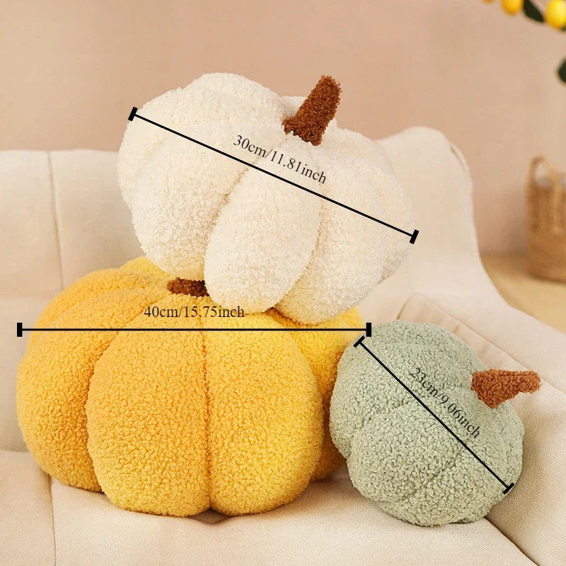 Ihomed 1pcs Pumpkin Pillow Indoor Plush Toy Decorative Ornaments with Float Window Pillow Creative Sofa Living Room Pillow and Cushion