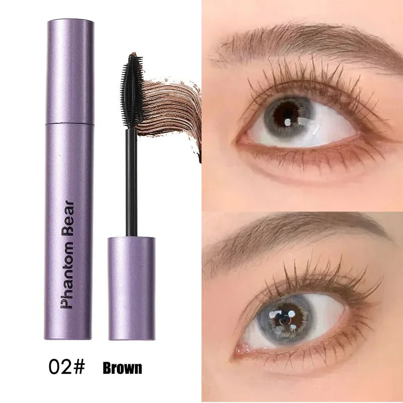 Ihomed Black Brown Mascara Waterproof Long Lasting Extension Eyelashes Lengthening Curling Mascara Purple Eyelash Makeup Cosmetic