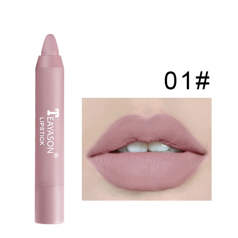 Ihomed Matte Velvet Lip Liner Pen Waterproof Lipliner Pencil Outline Lip Shape Lipstick Pen Long Lasting Non-stick Cup Makeup Cosmetics