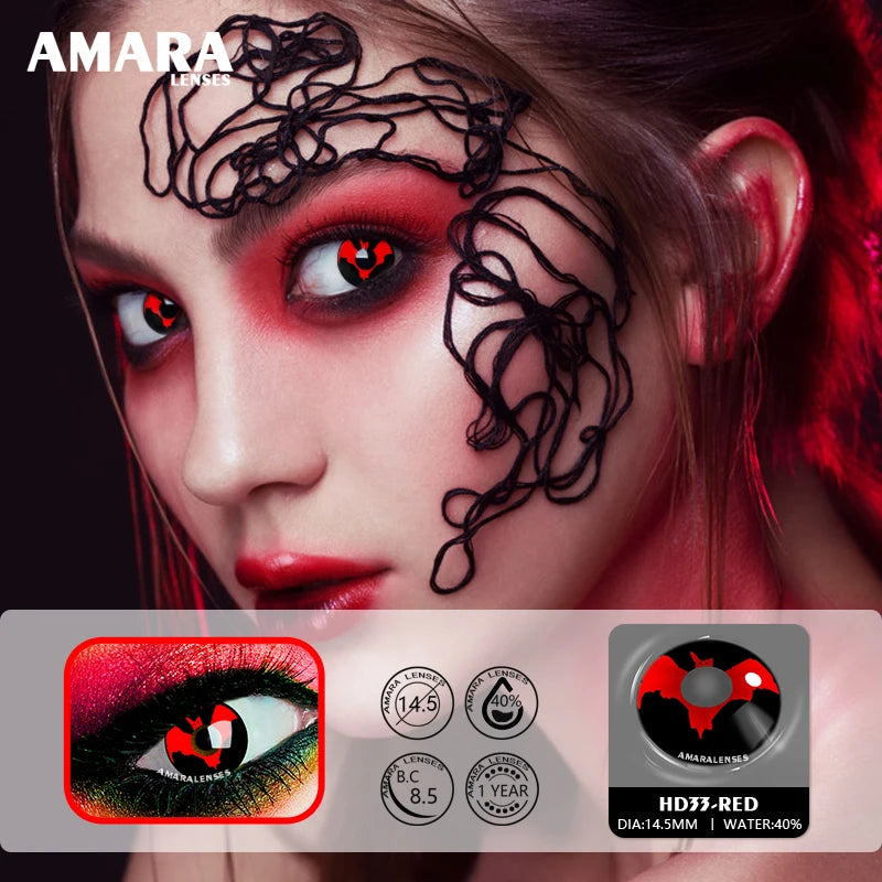 Ihomed Color Contact Lenses For Eyes Anime Cosplay Colored Lenses Brown Green Multicolored Lenses Contact Lens Beauty Makeup