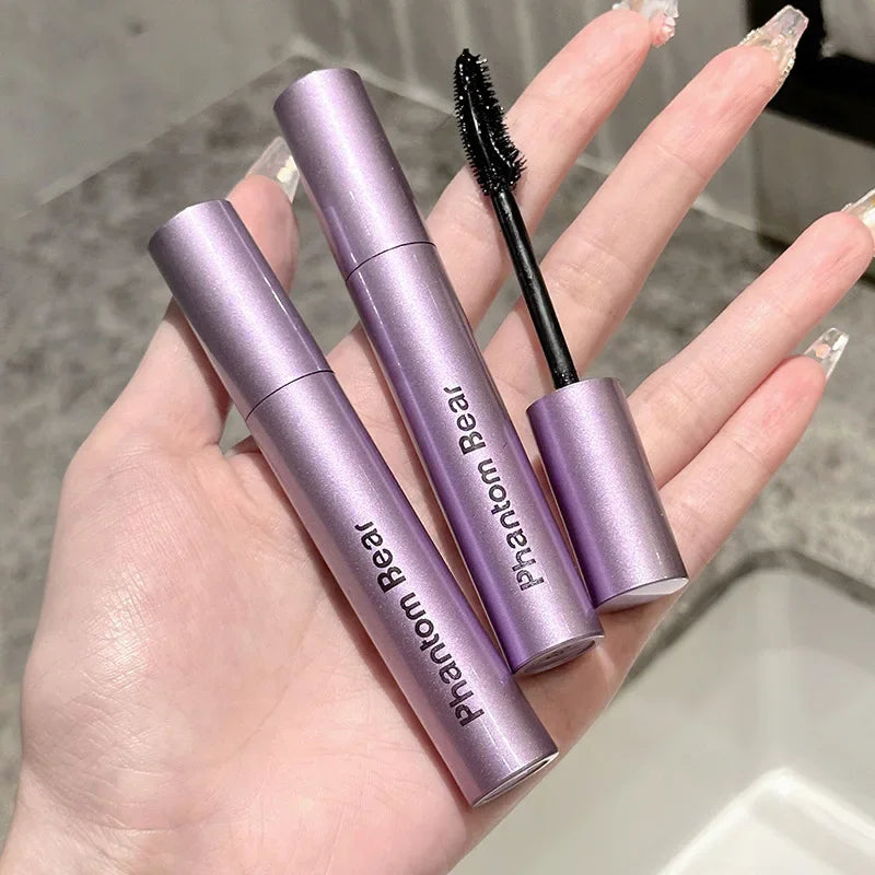 Ihomed Black Brown Mascara Waterproof Long Lasting Extension Eyelashes Lengthening Curling Mascara Purple Eyelash Makeup Cosmetic