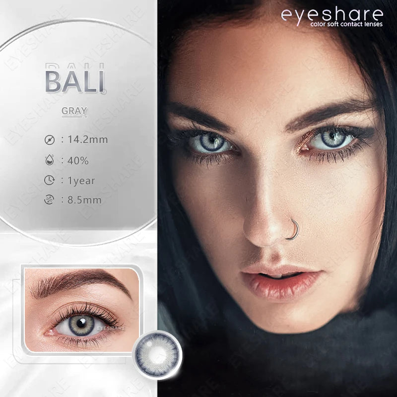 Ihomed Natural Color Lens Eyes 2pcs Color Contact Lenses For Eyes Beauty Contact Lenses Eye Cosmetic Color Lens Eyes