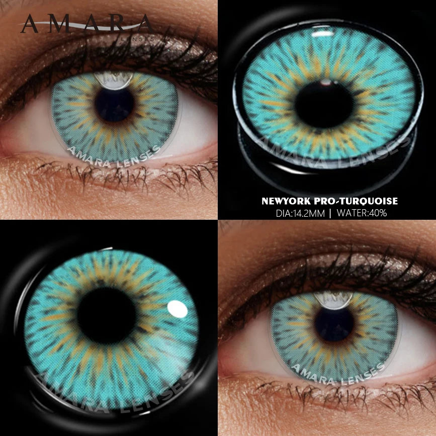 Ihomed Color Contact Lenses For Eyes Anime Cosplay Colored Lenses Blue Green Multicolored Lenses Contact Lens Beauty Makeup