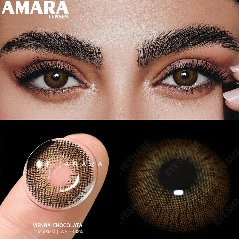 Ihomed Green Colored Contact Lenses Natural Look Brown Eye Lenses Gray Contact Gray Lenses Fast Delivery Green Eye Lenses