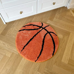 Ihomed Basketball Tufted Rug Doormat Mat Nonslip Mat Korean Style Home Decor Bedroom Handmade Tufted Rug Mat Living Room Entrance Rug