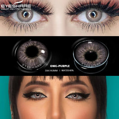 Ihomed 1Pair Color Contacts Lenses Colored Lens Eyes Natural Blue Eyes Lenses Gray Contacts Lense Yearly Fashion Green Lenses