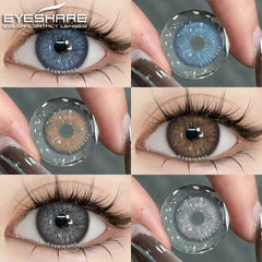 Ihomed 1pair Colored Pupils for Eyes Green Eye Color Lenses Brown Natural Blue Eye Lenses High Quality Gray Lenses Soft Pupils