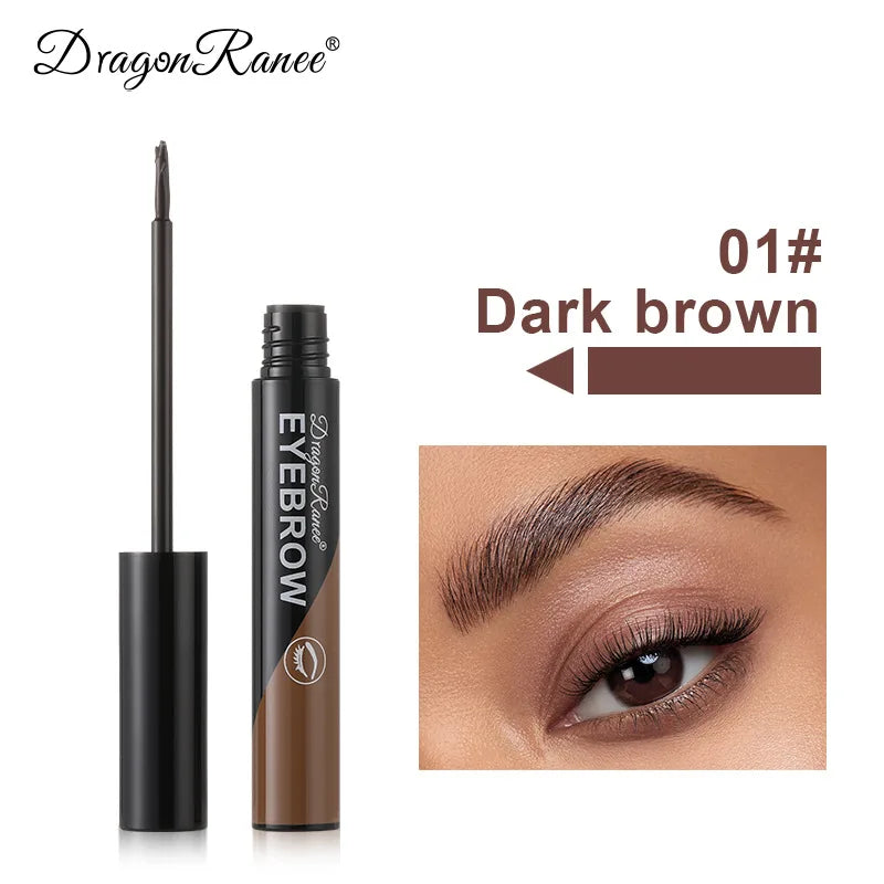 Ihomed Peel-off Eyebrow Gel Natural Brow Tattoo Black Brown Tint Makeup Waterproof Lasting Eye Brow Enhancers Liquid Gel Tear Wear Easy