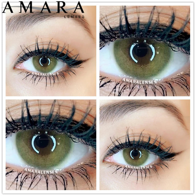 Ihomed LENSES Natural Color Eye Contact Lenses AURORA Series Soft Contact Lenses Color Eye Lenses Beauty Cosplay Eyes Cosmetics