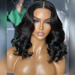 Ihomed 13x4 Glueless Wig Human Hair Lace Frontal Wig 100% Loose Body Wave Short Bob Wigs Ready To Wear Pelucas De Cabello 100% Hhumano