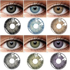 Ihomed Contact Lenses For Women Makeup PATAYA Contact Lenses For Eyes Blue green Purple Colored Lenses 2pcs Yearly Color Lens Eyes