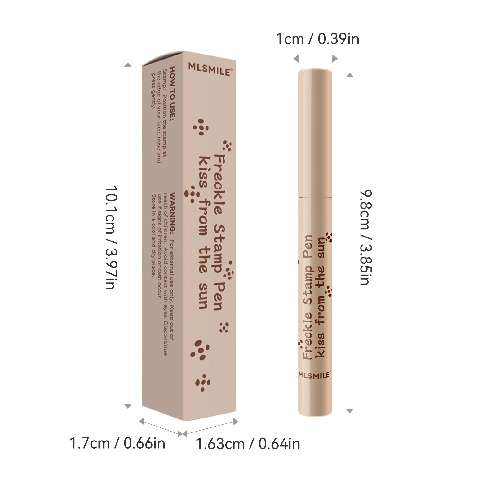 Ihomed Natural Freckle Pen Waterproof Simulation Fake Spot Makeup Tool Lasting Waterproof Face Dot Spot Pen Eyeliner Korean Cosmetics