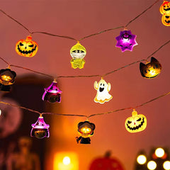 Ihomed LED Halloween Pumpkin Lantern String Festival Party Courtyard Atmosphere Decoration Luminous Pumpkin Prop Scene Arrangement