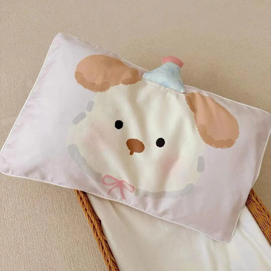 Ihomed Autumn Winter Cartoon Pillowcase Children Cotton Kindergarten Pillowcases 30X50cm Pillow Cover Adult 48X74cm Home Decoration