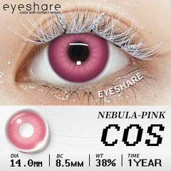 Ihomed Halloween Color Contact Lenses for Anime Cosplay Cute Pink Contact Lens Blue Contact Red Eyes Lense Yearly Colored Lens