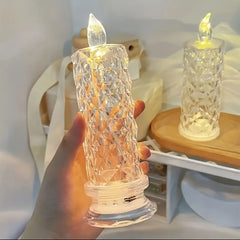 Ihomed Flameless LED Candles with Remote Control and Timer Battery Operated Flickering Candle for Home Party Wedding Christmas Decor