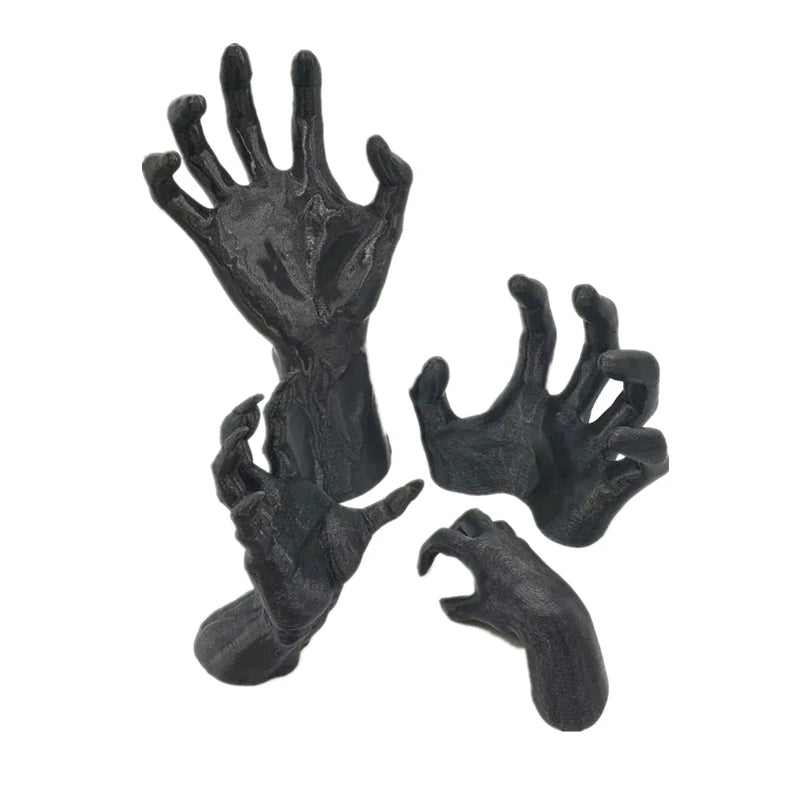 Ihomed Creepy Reaching Hands Wall Decor From Addams Family Spooky Scary Wall Decoration Holiday Party Costume Prop