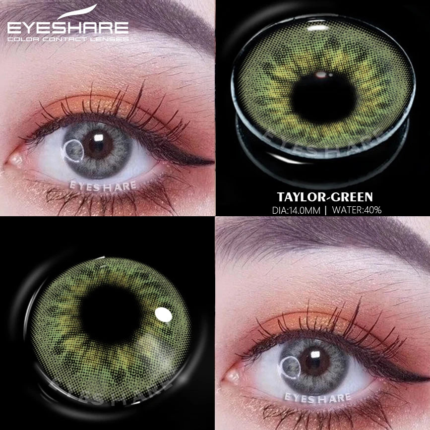 Ihomed Color Contact Lenses IRIS SERIES Cosmetic Colored Contacts Lenses for Eyes Beauty Eye Contact Lens Makeup