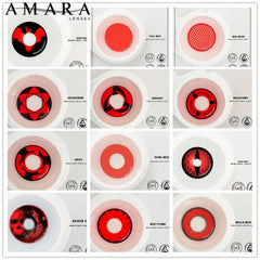 Ihomed 2pcs Halloween Contact Lenses For Eyes Anime Kakashi Pupils Red Cosplay Contact Lens Red Eye Cosmetic Color Lens Eyes