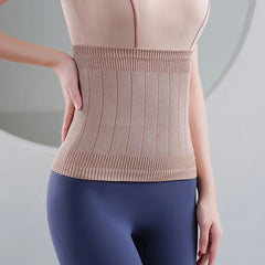 Ihomed 1pc Waist Shaping Tummy Wrap, Warm Constant Temperature Tummy Control Belt, Postpartum Slim Waist Support Back Thin Tummy