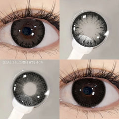 Ihomed 2pcs/Pair Contact Lenses For Big Black Lenses for Eyes Beauty Pupils Comestic Eye Color Lens 14.5mm Yearly Circle Contact