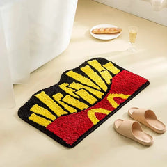 Ihomed Chips Tufting Rugs Flocked Carpet Pad Bathmat Soft Fluffy Cartoon Bathroom Tub Side Anti-slip Home Room Dorm Nursery Decor Mat