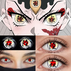 Ihomed 1 Pair NEW Colored Contact Lenses for Eyes Cosplay Contacts Lenses Anime Eye Contacts Lenses Yearly Contact Lens 14.5mm