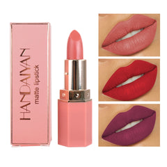 Ihomed Nude Matte Lipstick Velvet Lipsticks Waterproof Long Lasting Non-stick Cup Lip Stick Not Fading Sexy Red Pink Makeup Cosmetics