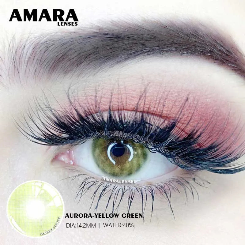 Ihomed LENSES new product 1 pair of AURORA color contact lenses, comfortable glasses yearly use