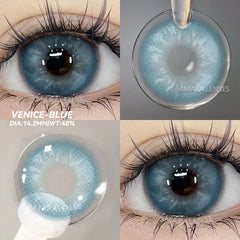 Ihomed 1 Pair Korean Lenses Colored Contact Lenses for Eyes Big Eye Lenses Blue Lense Brown Lenses Blue Eye Lenses Fog Pearl Lens