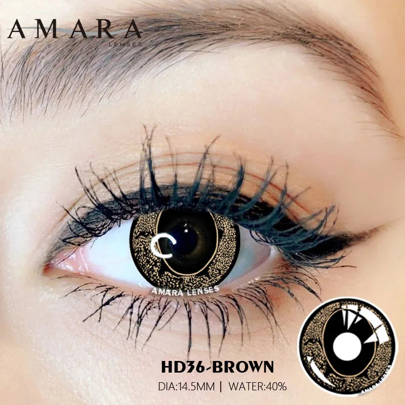 Ihomed Color Contact Lenses For Eyes Anime Cosplay Colored Lenses Blue Green Multicolored Lenses Contact Lens Beauty Makeup