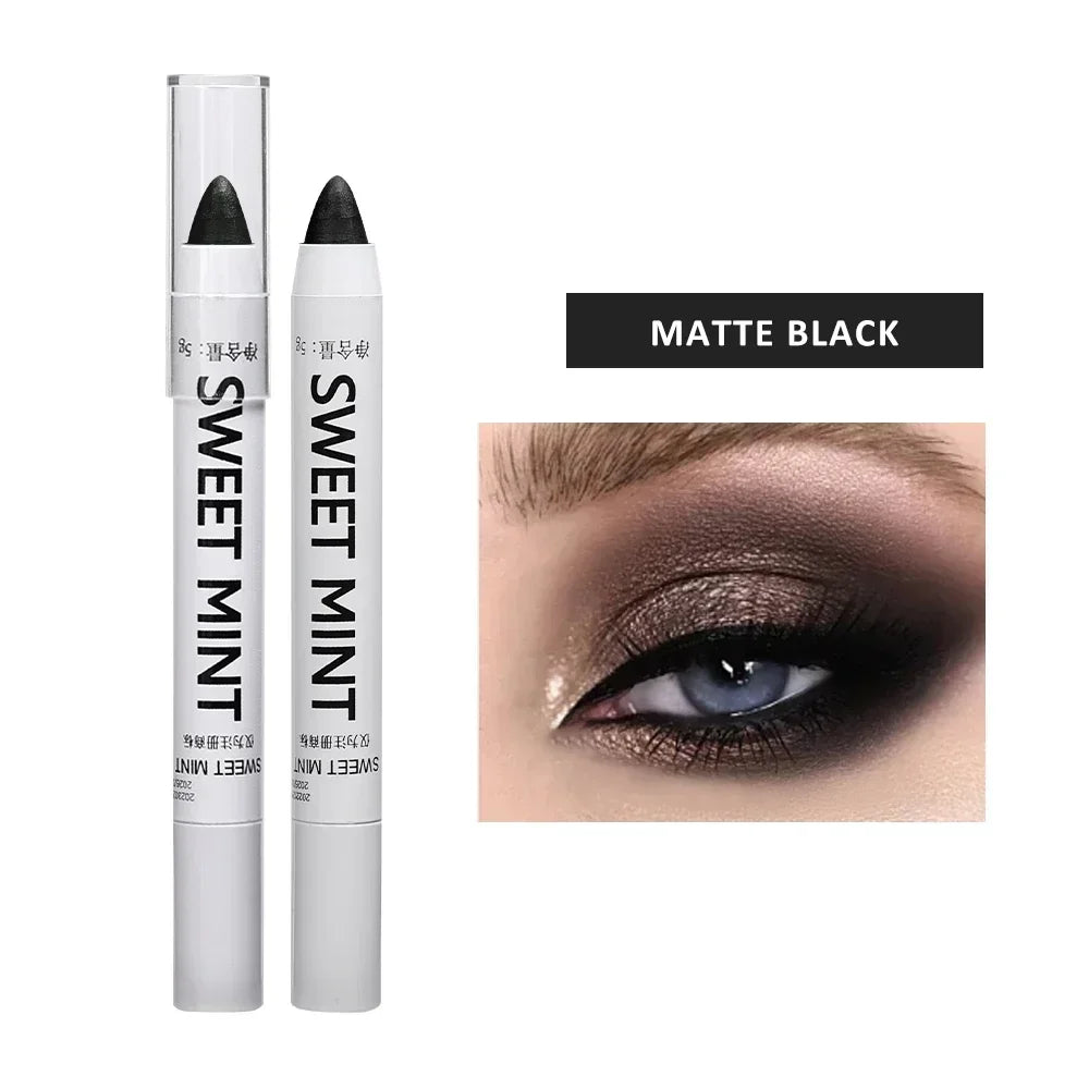 Ihomed White Pearl Highlighter Brightening Glitter Eyeshadow Stick Eye Shadow Lying Silkworm High-gloss Pen Korean Eyes Makeup Matte