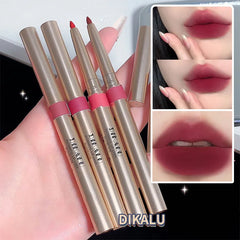 Ihomed Auto Rotate Red Lip Liner Pencil Stick Makeup Long Lasting Lipstick Pencil Waterproof Moisturizing Lipstick Pencil Korean Makeup