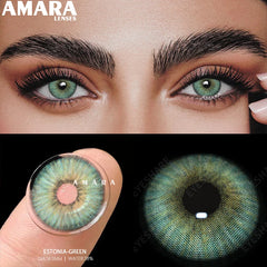 Ihomed Green Colored Contact Lenses Natural Look Brown Eye Lenses Gray Contact Gray Lenses Fast Delivery Green Eye Lenses