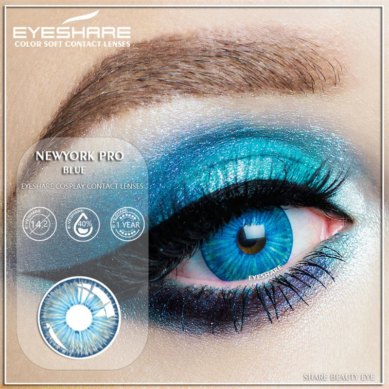 Ihomed 1 Pair New Cosplay Contact Lenses Colored Contact Lens Halloween Lenses Crazy Lens for Eyes Beauty Makeup