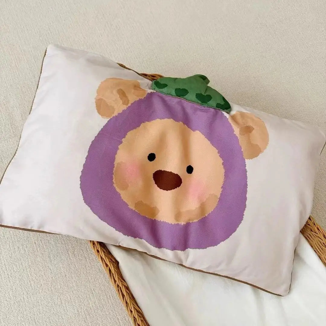 Ihomed Autumn Winter Cartoon Pillowcase Children Cotton Kindergarten Pillowcases 30X50cm Pillow Cover Adult 48X74cm Home Decoration