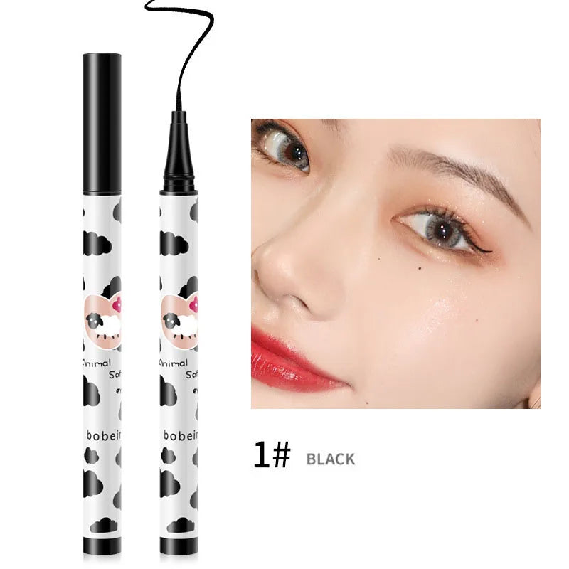 Ihomed Liquid Eyeliner Lying Silkworm Eyelash Pen Quick Dry Waterproof Long-lasting Black Brown Eyeliner Pencil Beauty Eyes Makeup Tool