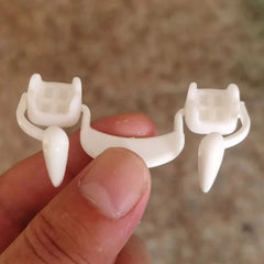 Ihomed Vampire Teeth Dentures Fangs Classic PP Halloween Party Cosplay Prop Halloween Costume Party Favors