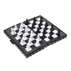 Ihomed 1pc Foldable Mini Portable Magnetic Chess Set For Kids And Adults Travelling, Camping Entertainment Toys