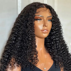 Ihomed Glueless Deep Wave Lace Closure Wig Human Hair Short Bob HD Lace Frontal Wig Preplucked Baby Hair 13x4 Water Wave Frontal Wigs