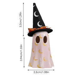 Ihomed Resin Decoration Halloween Witch Hat Home DéCor Figurine Christmas Ornaments Resin Decorating Halloween Witch Hat Home DéCor