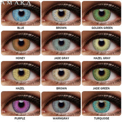 Ihomed Color Contact Lenses For Eyes Anime Cosplay Colored Lenses Blue Green Multicolored Lenses Contact Lens Beauty Makeup