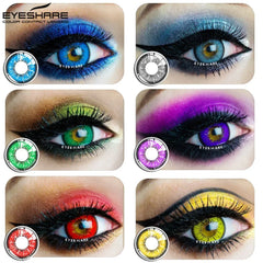 Ihomed Cosplay Contact Lenses 1 Pair Bella Color Cosplay Contact Lens for Eyes Halloween Cosmetic Contact Lenses  Eye Color