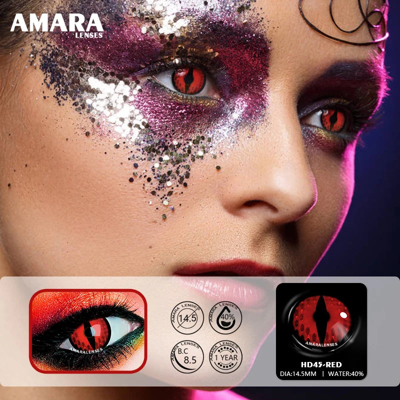 Ihomed Cosplay Color Contact Lenses for Eyes BLIND Series Makeup Halloween Beauty Contact Lenses Eye Cosmetic Color Lens Eyes