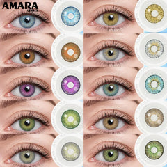 Ihomed Cosplay Color Contacts Lenses 1Pair Colored Lens Halloween Beautiful Pupil Yearly Cosmetic Colorful Eyes Contact Lens