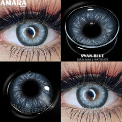 Ihomed Natural Color Lens Eyes 2pcs Yearly Color Contact Lenses For Eyes Beauty Cosmetic Color Lens Eyes