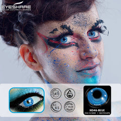 Ihomed 1Pair Cosplay Contact Lenses for Eyes Crazy Lenses Colored Contact Lenses for Eyes Halloween Contact Lens Eye Color 2pc