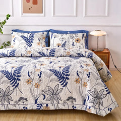 Ihomed French style cotton Bedspread on the bed linen quilted bed cover mattress cover print coverlet bedspreads for double bed sheets