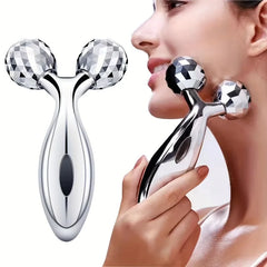 Ihomed 3D Roller Massager Facial Beauty Device For Muscle Lifting & Skin Care, Manual Massager For Women Men