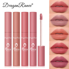 Ihomed Nude Lip Gloss Matte Velvet Liquid Lipstick Waterproof Sexy Long Lasting Non-stick Cup Nude Red Make-up for Women Korea Cosmetic